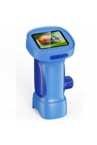 NO BRAND Microscop digital LED 1000x USB HD pentru copii - Portabil de buzunar