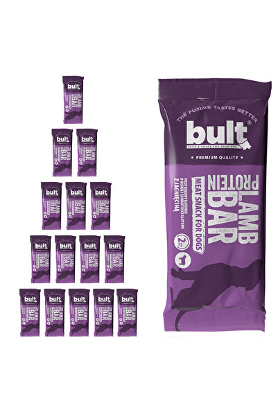 Bult Baton proteic, gustare proteică pentru câini cu miel 15x75g