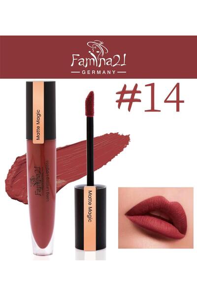 famina21 Matte Magic Long Lasting Lip Gloss Matte Liquid Lipstick
