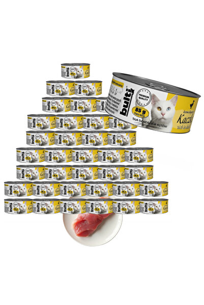 Bulti Hrană umedă completă pentru pisici, bogată în rață, la conservă, 36x85g
