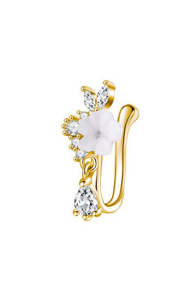 Choice Face Nose Rings & Studs Gold-U Fairycore Nose Ring Aesthetic Floral No...