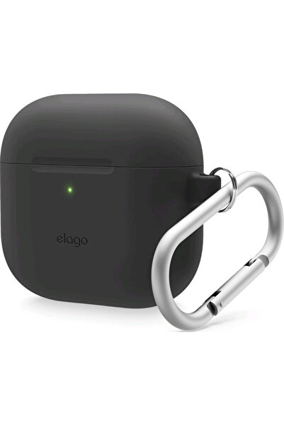 Elago Θήκη Apple AirPods 4th Gen - Silicone Hang Case Σιλικόνης - Black