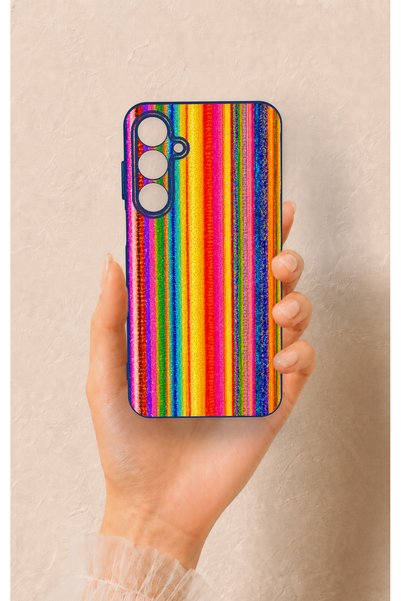 Vip Case Samsung A55 Compatible Colorful Patterned Silicone Case