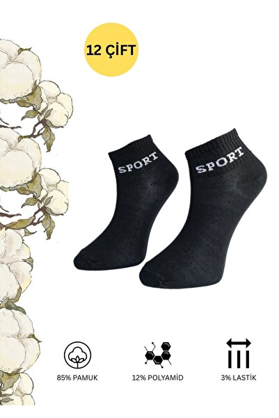 Erkek Pamuk Orta Konç Çorap