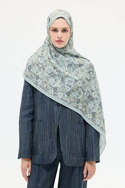 cs camellia scarf Σάλι Elisya Kraş - Πράσινο