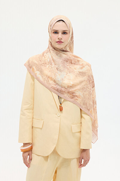 cs camellia scarf Σάλι Αμόρα Κράσ - Σολομός