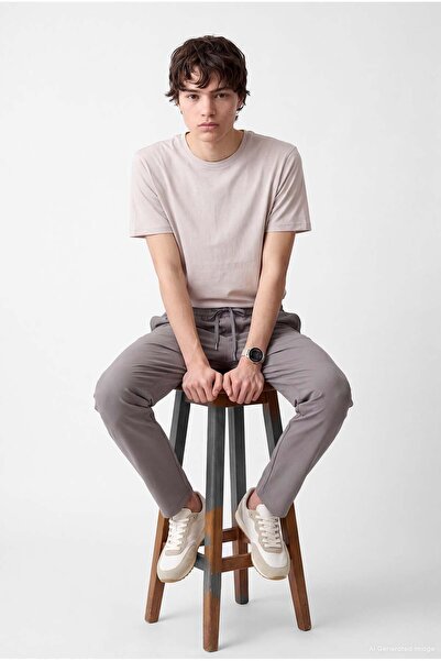 PAULMARK Men's Soft Textured Straight-Leg Pants