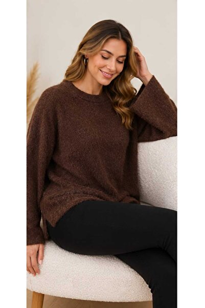 ASEZ BUTİK ZERAFETİN ADRESİ Ases Butik Women's Crew Neck Soft Textured Loose ...
