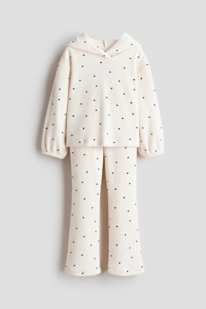 H&M 2 Parçalı Lastik Örgülü Set