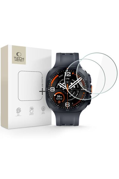 Tech-Protect Glass Fit+ 2-Pack Tempered Glass for Samsung Galaxy Watch Ultra ...