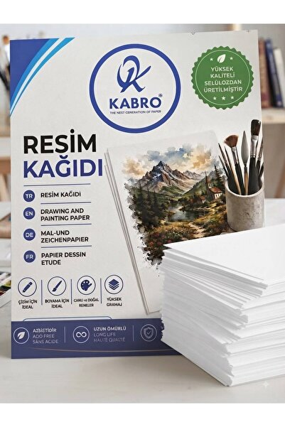 kabro Premium Picture Paper 25X35 cm 120 Gr 100 Pcs |   Drawing, Painting and...