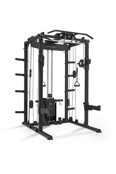 BODYCRAFT Κλωβός Power Rack με Τροχαλίες Super Gym 1