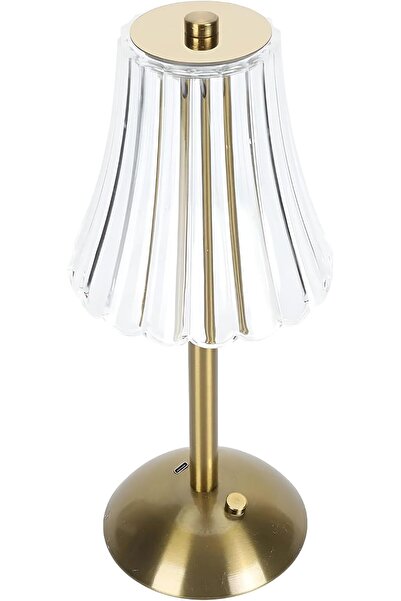 ETRONIK Cordless Crystal Table Lamp Touch Dimmable LED Battery Operated Porta...