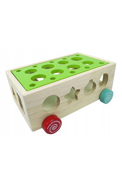 Landtoys Joc logic Coordonare mână-ochi Jucării sortitoare din lemn Pui Iepur...