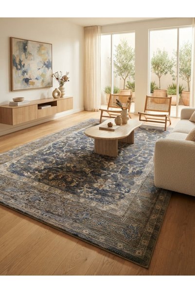 ModaMax VİNTAGE DOKUMA TABAN DİJİTAL BASKI 150X220(4M2) KİLİM