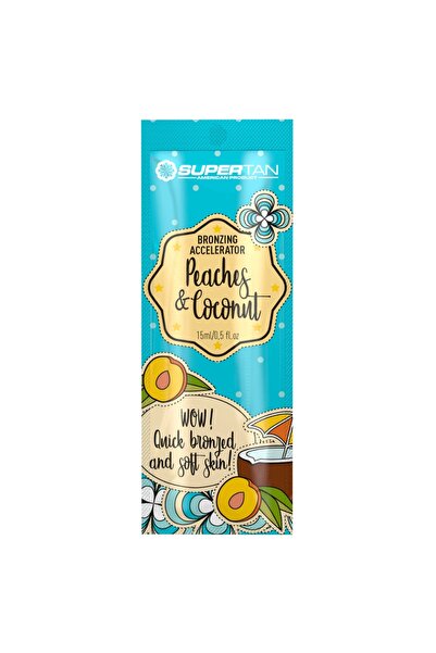 NO BRAND SUPERTAN Piersici și Nucă de Cocos 5x 15ml Bronzer cu Accelerator + ...