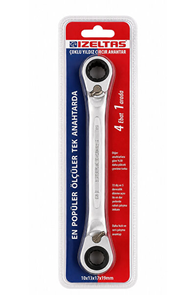 İzeltaş Multiple Ratchet Wrenches 10*13*17*19