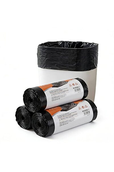 Generic Brand SKY-TOUCH 30-liter Garbage Bags, Bio-Degradable, 3 Rolls Black ...