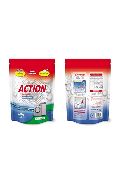 Generic Brand Action Blue Powder Detergent for Automatic Washing Machines, 2....