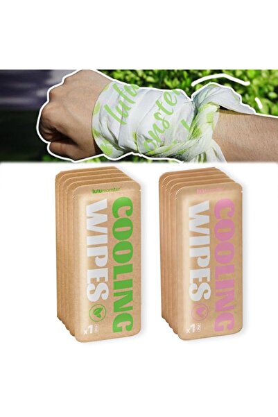 Generic Brand YelaJoy Cooling Body Wipes, Individually Wrapped No-Rinse Showe...