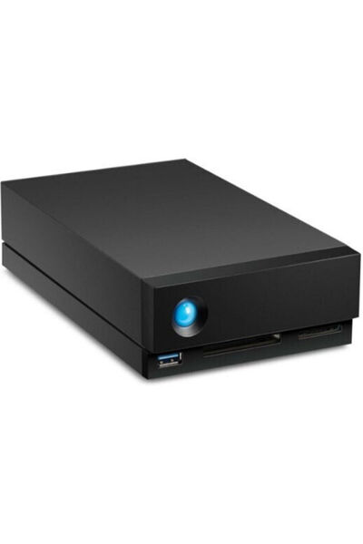 Lacie 1big Dock USB-C Εξωτερικός Σκληρός Δίσκος 24TB Πολλαπλών Θέσεων Μαύρο