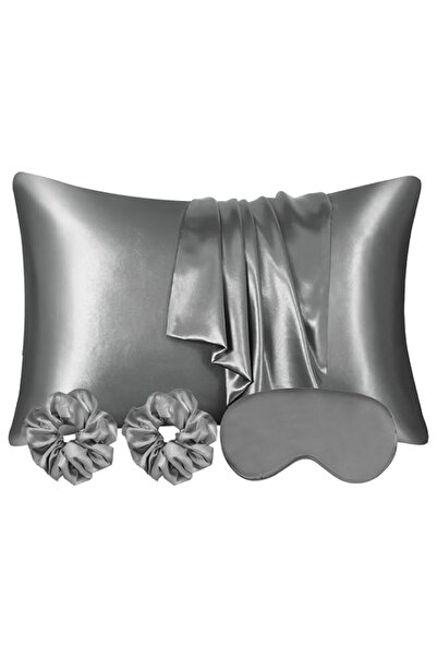 Generic AUAUY 2 Pack Satin Silk Pillowcase, 40x80cm Silk Pillowcases for Hair...