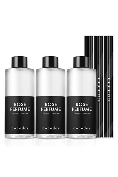 Generic Brand Cocod'or Reed Diffuser Oil Refill/Rose Perfume/6.7oz(200ml)/3 Pack
