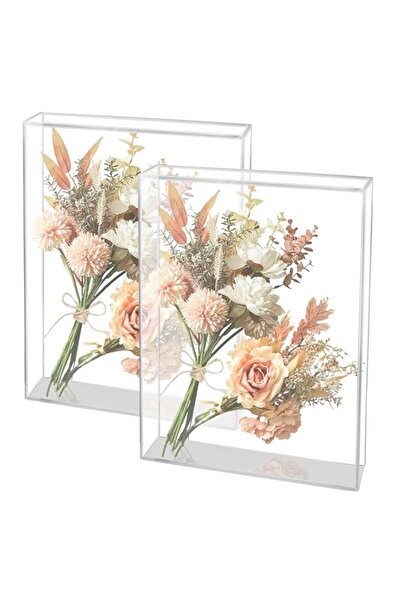 Generic Brand mumisuto 2 Pcs Acrylic Shadow Box Frame, 6 x 8''Shadow Box Fram...