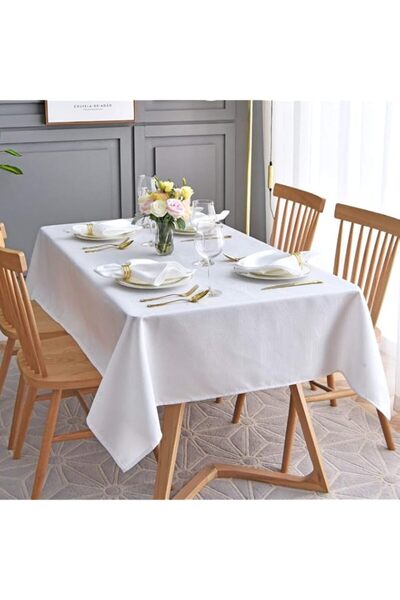Generic maxmill Jacquard Table Cloth Waving Pattern Water Resistant Wrinkle R...