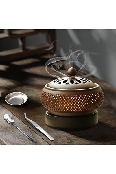 Generic Brand Ceramic Electric Incense Burner, 5-Speed Timer, Free Temperatur...