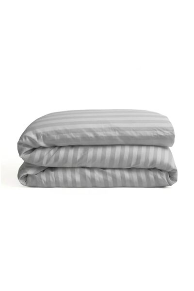 Generic Multi-Colored Luxury Stripe Duvet Cover (only cover) - zipper (Gray, ...