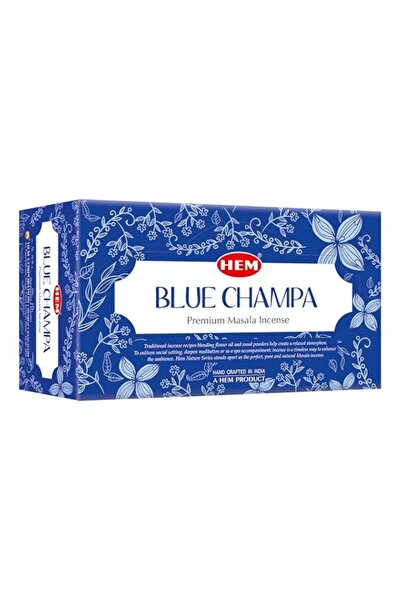 Generic Brand HEM Premium Blue Champa Masala Incense Sticks | Pure Herbs, Woo...