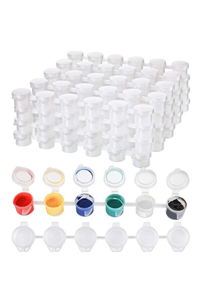 Generic Empty Paint Strips and Storage Containers for Painting Arts and Craft...