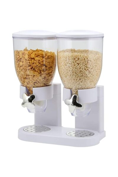 Generic Cereal Dispenser Classic Dry Food Canister, Dry Food Dispenser Contro...