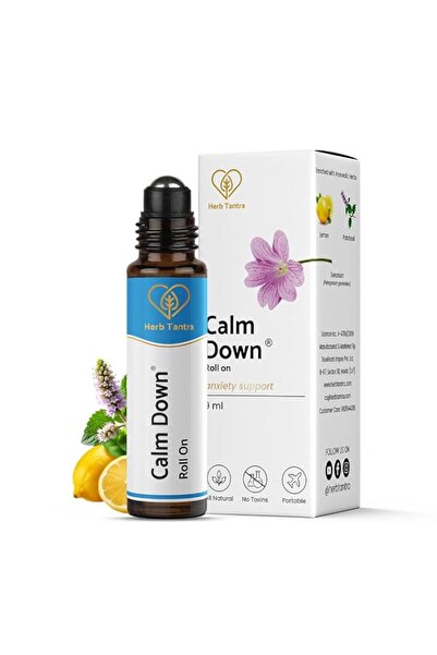 Generic Brand Herb Tantra Calm Down Anxiety Support Roll-On Natural Stress Re...