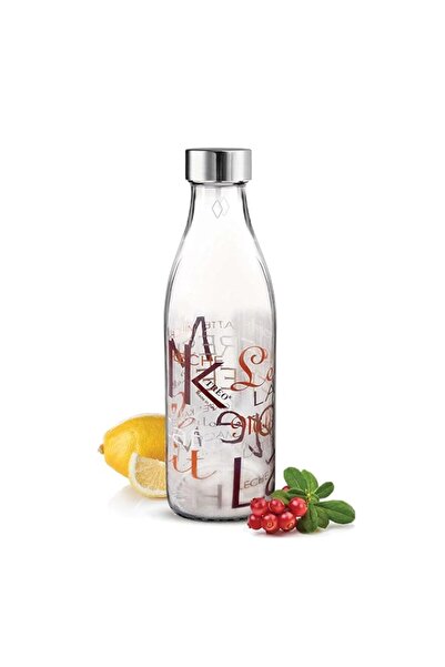 Generic Treo by Milton Ivory Premium Glass Printed Bottle 1000 ml, 1 Pc, Words