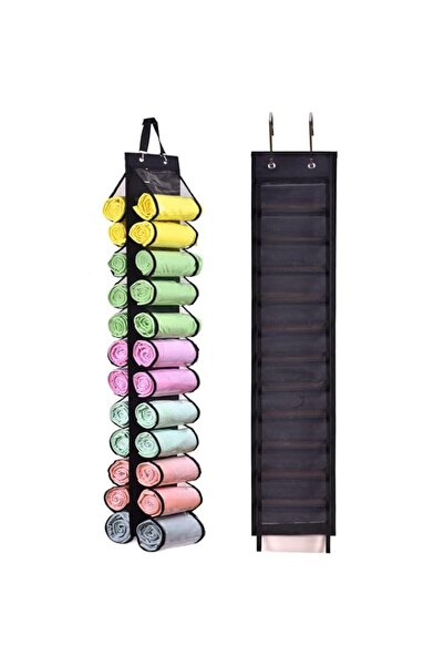 Generic Foldable Legging Storage Bag Hanger - Holds 24 Pairs of Pants/Shirts,...