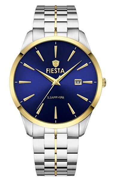 Fiesta F26001M Men's Wristwatch with Steel Strap