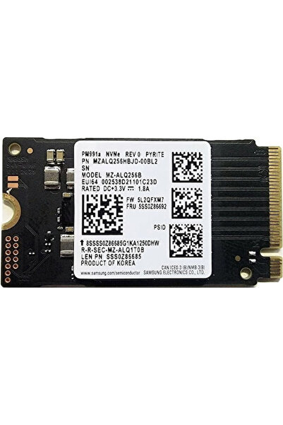 Samsung PM991A SSD 256GB M.2 με σύνδεση PCI Express 3.0