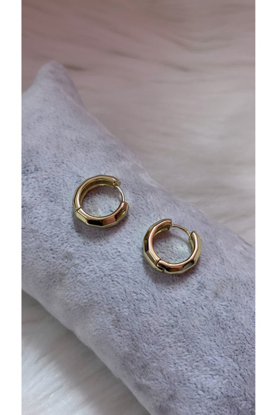 iky aksesuar Women's Steel Xuping Hoop Earrings 2 cm