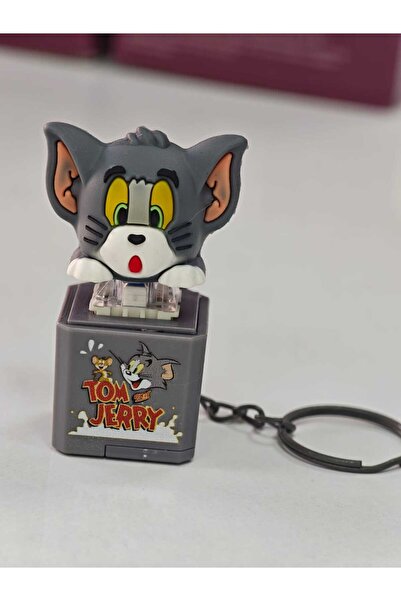 SAFİR Sesli Işıklı Karakter Klavye Stres Oyuncağı Fidget Anahtarlık