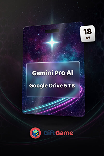 Google Gemini Pro 18 Ay + 5 TB Drive Depolama - Aile Daveti Değildir - Hesaba...