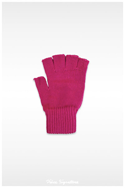 PIECE SIGNATURE New Autumn and Winter, Solid Color Windproof Acrylic Cut Fing...