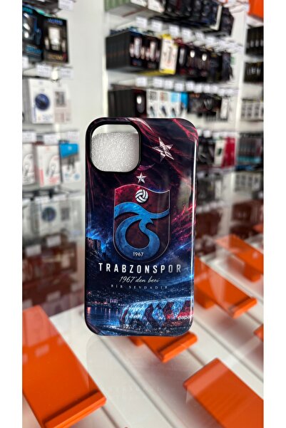 Genel Markalar iPhone 13 / iPhone 14 Uyumlu Bordo Mavi Taraftar Temalı Baskıl...