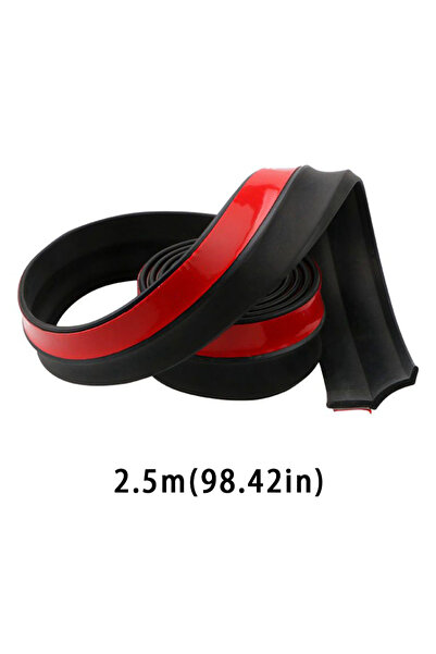 Choice1 2.5m Body Trim Strip Car Front Bumper Lip Spoiler Protector Side Skir...