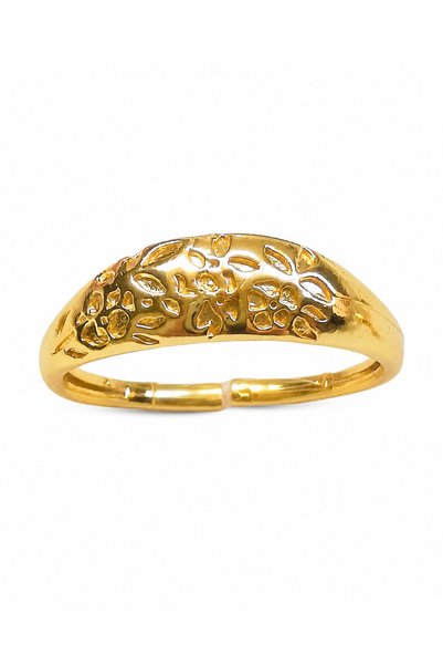 Balevien Elegant Motif Stylish Ring in Gold Color