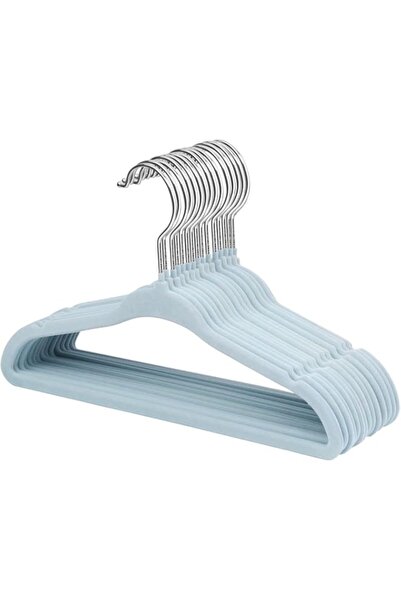 Generic ManGotree 10 Pack (28cm) Baby Velvet Hangers, Infant and Toddler Hang...