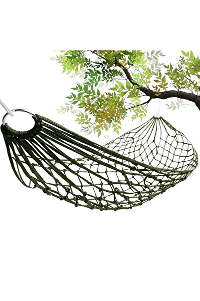 Generic THE WHITE SHOP Mesh Hammock - Easy to Set Up Rope Hammocks for Outsid...