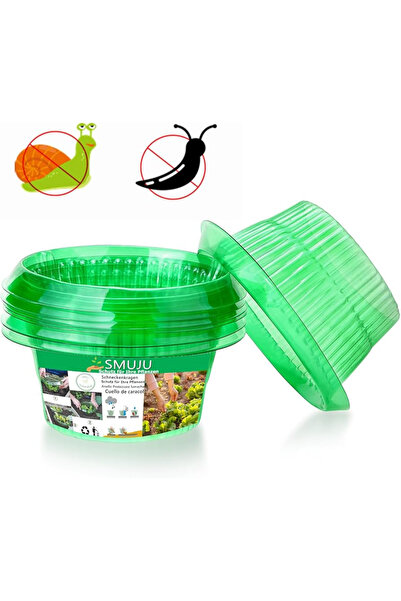 OEM Set de 10 inele de protecție pentru plante împotriva melcilor, transparen...