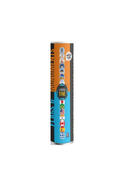 K-TOYZ Tuburi educative: Mega Tub – Steaguri și Repere 40cm și Hartă Gratuită...
